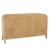 Commode arrondie en bois et rotin naturel -  2 tiroirs | Collection Amy Commode arrondie en bois et rotin naturel -  2 tiroirs | Collection Amy