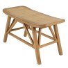 Banc 1 place en bois et rotin | Collection Amy Banc 1 place en bois et rotin | Collection Amy