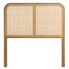 Wooden and natural rattan headboard for 80/90 cm beds | Amy Collection Wooden and natural rattan headboard for 80/90 cm beds | Amy Collection