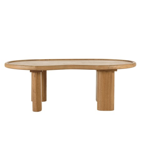 Table basse forme organique en bois de mindi 120cm | Collection Amy