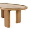 Table basse forme organique en bois de mindi 120cm | Collection Amy Table basse forme organique en bois de mindi 120cm | Collection Amy