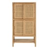Dish cabinet with 2 shelves / 2 doors - Mindi / Rattan | Amy Collection Dish cabinet with 2 shelves / 2 doors - Mindi / Rattan | Amy Collection