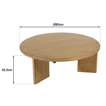80cm round coffee table | Amy Collection