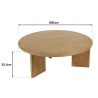 Table basse ronde 80cm | Collection Amy Table basse ronde 80cm | Collection Amy