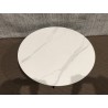 SECOND-HAND - Round coffee table 78x78cm with marble-effect top