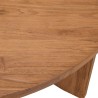 Round coffee table D100cm in recycled teak | Sixtine Collection