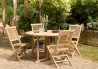 Table de jardin  4/5 personnes en bois Teck | Seconde vie