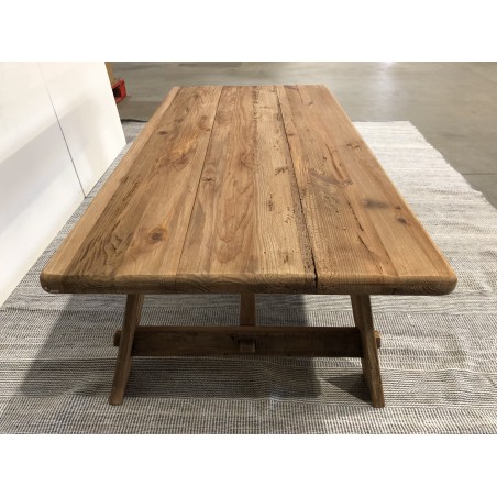 SANDY Rectangular Coffee Table 140x70cm - Recycled Pine Wood