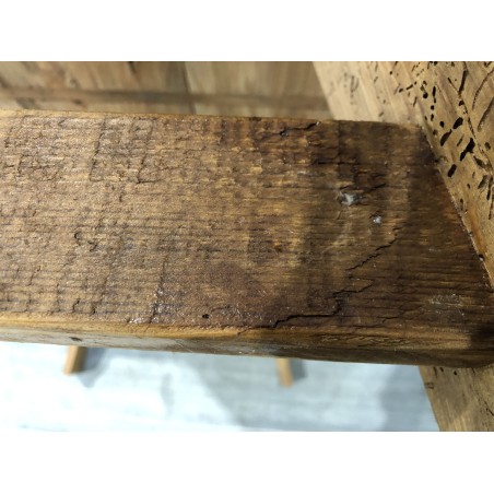 SECONDE MAIN - Table basse rectangulaire 140x70cm bois Pin recyclé