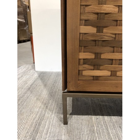 SIXTINE Recycled Teak Wood Sideboard with 3 Doors