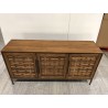 SIXTINE Recycled Teak Wood Sideboard with 3 Doors SIXTINE Recycled Teak Wood Sideboard with 3 Doors