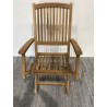 SECONDE MAIN - Fauteuil de jardin Lombock en bois Teck SECONDE MAIN - Fauteuil de jardin Lombock en bois Teck