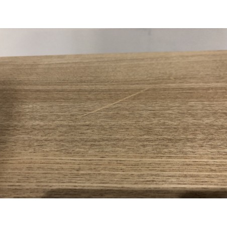 Wooden console table with gold metal legs | Second-hand