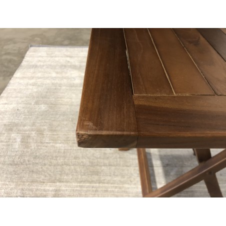 MAEVA Garden Table for 2 People - Teak Wood - 70 x 70 cm