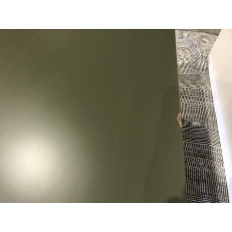 TV cabinet with 1 door, 2 drawers and 2 green wooden compartments | Second Hand