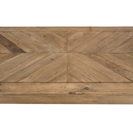 200x90cm dining table in recycled pine | Sandy