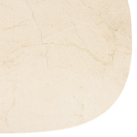 4-seater garden furniture set in steel and taupe synthetic rope | Vick