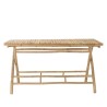 140x70cm folding bamboo dining table | Macabane Furniture