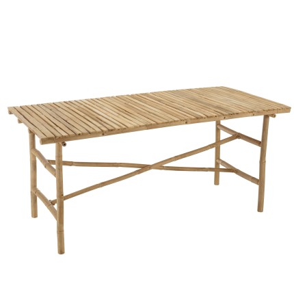 Table à manger en bambou 160x80cm | Collection Vital
