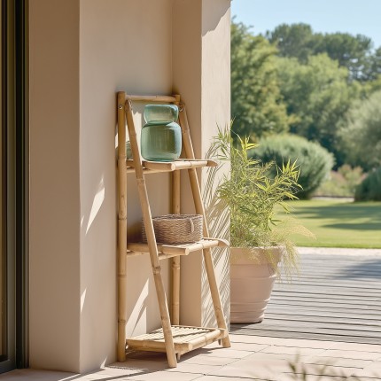 3-tier folding bamboo shelf | Vital Collection