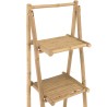 3-tier folding bamboo shelf | Vital Collection
