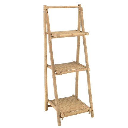 Etagère pliante 3 niveaux en bambou | Collection Vital
