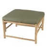 Canapé 3 p. 1 pouf 1 table basse bambou  | Collection Vital