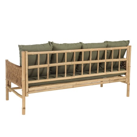 Canapé 3 p. 1 pouf 1 table basse bambou  | Collection Vital