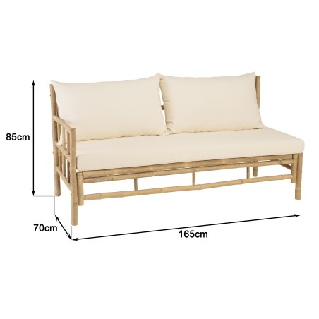 6-seater sofa and 1 bamboo coffee table | Vital Collection