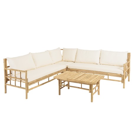 6-seater sofa and 1 bamboo coffee table | Vital Collection