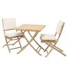 2 folding bamboo chairs and 1 folding table | Vital Collection