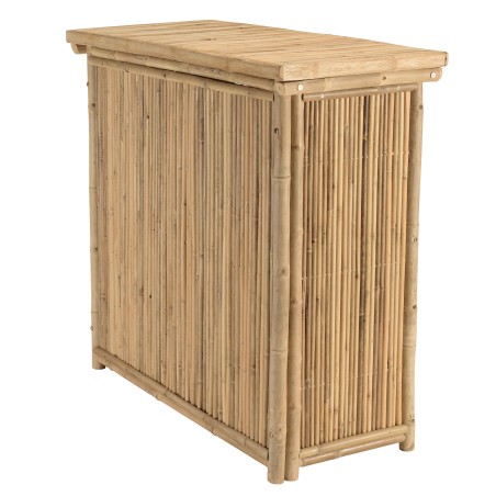 1 bar, 1 parasol and 2 stools with bamboo backrests | Vital Collection