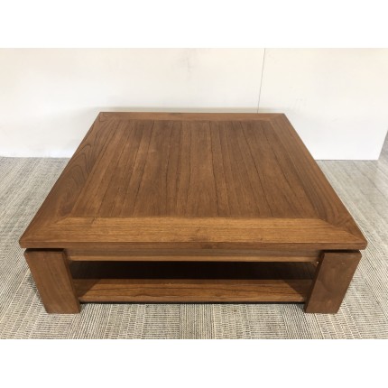 SECONDE MAIN - Table basse Mindi sous plateau 90x90cm