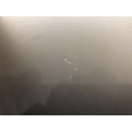 Table basse ronde 110x110cm plateau en fer noir | Seconde vie