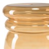 Light brown smoked glass designer side table | Hortense Collection