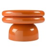 Table d'appoint design en fer couleur orange fluo | Collection Hortense
