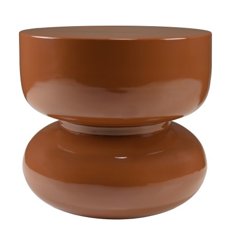 Brown iron designer side table | Hortense Collection