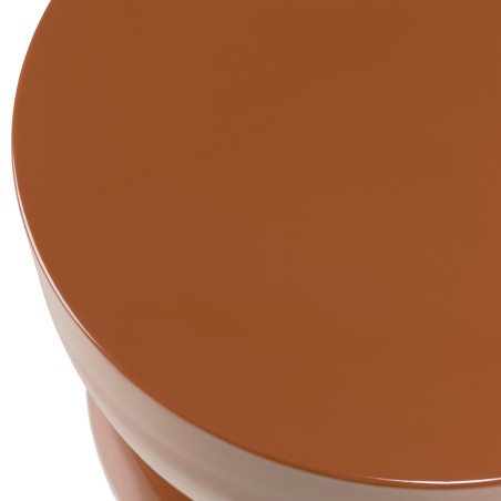 Table d'appoint design en fer couleur brun | Collection Hortense