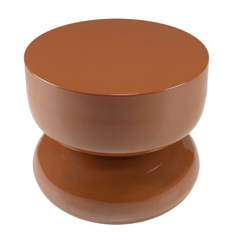 Brown iron designer side table | Hortense Collection