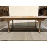 SECOND HAND - Garden table for 10/12 people - rectangular extendable 200/300 x 120 cm in teak wood