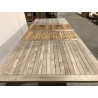 SECOND HAND - Garden table for 10/12 people - rectangular extendable 200/300 x 120 cm in teak wood