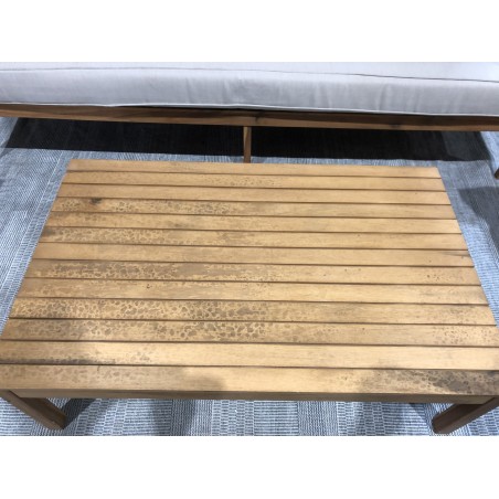 Salon de jardin 5 places en acacia | Seconde vie