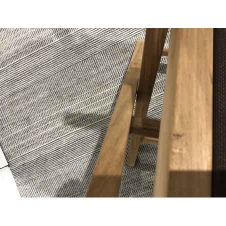 Set of 2 taupe-coloured textilene folding chairs | Second Life