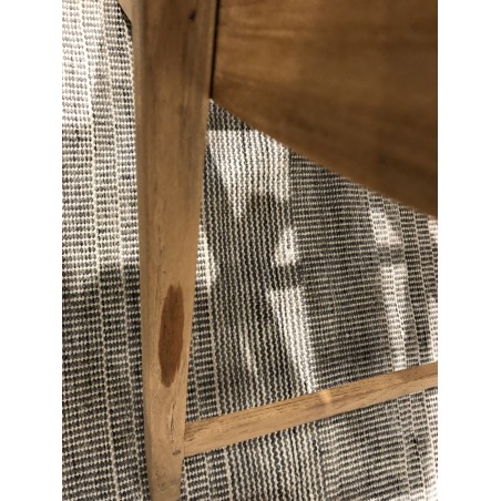 Taupe-coloured textilene folding chair | SECONDE VIE