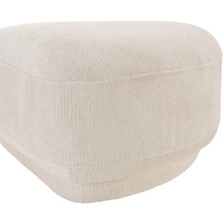 Set: 1-seater sofa with backrest + 3 footstools | LEOPOLD Collection