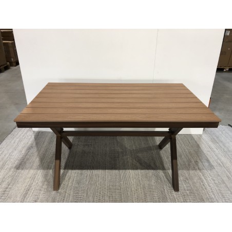 Table de jardin rectangulaire 4 personnes 140x80cm | Seconde Vie