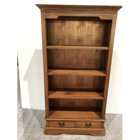SECOND-HAND - 100 mindi bookcase with 2 drawers