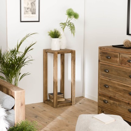 Brown recycled pine wood saddle - Second-hand - Fast delivery