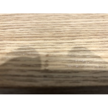 Meuble TV en bois 2 portes cannage naturel pieds métal noir | Seconde main