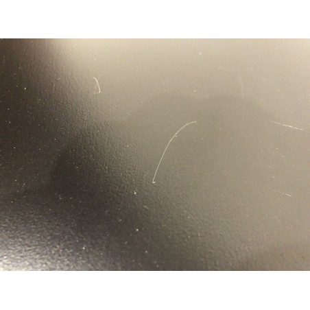 Table basse ronde plateau en fer noir | Seconde Vie